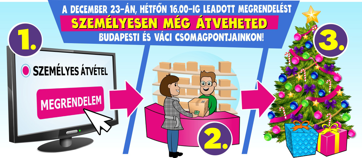 Puedes recogerlo en persona hasta Navidad