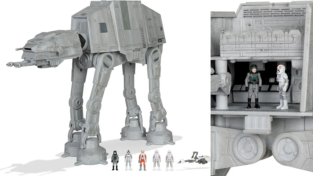 ¡Atrapa a los rebeldes con el AT-AT Walker de Star Wars Micro Galaxy Squadron!