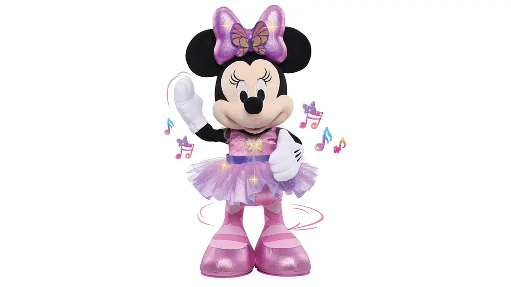 Baila durante las fiestas con el peluche de Disney Junior Minnie Mouse Ballerina Mariposa