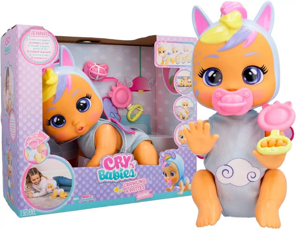 Diviértan a los niños con las muñecas de escalada interactivas de Cry Babies.