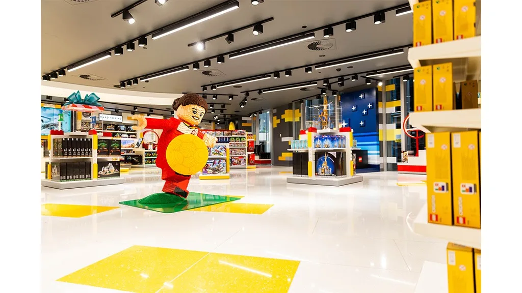 La tienda de juguetes LEGO más grande del mundo ha abierto ahora.
