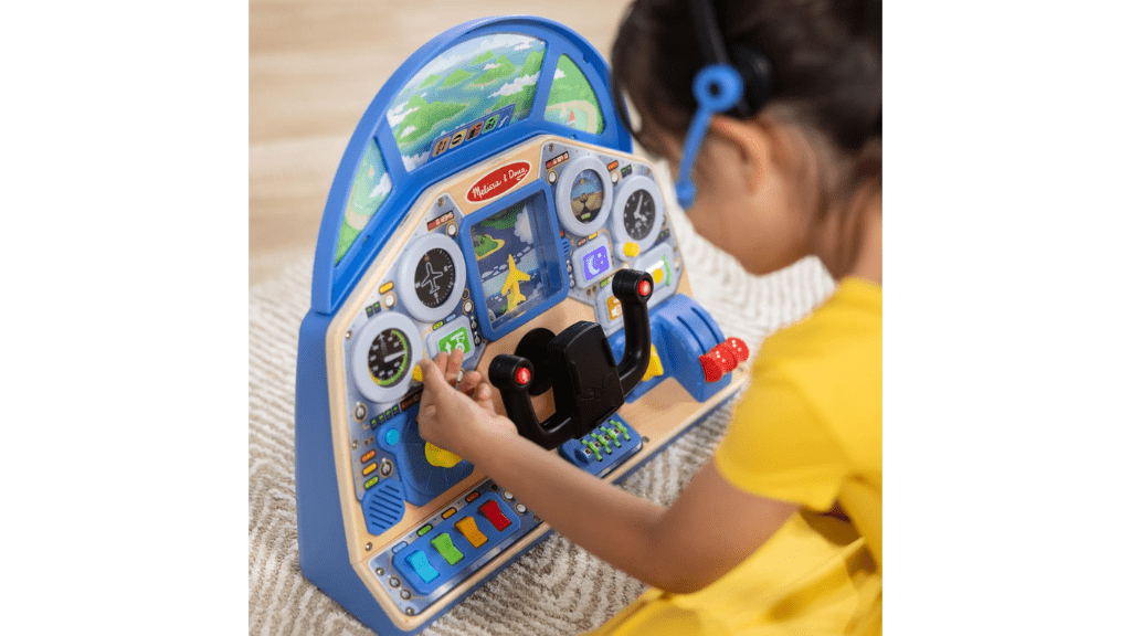 La confianza de los niños se disparará con el panel de control interactivo Jet Pilot