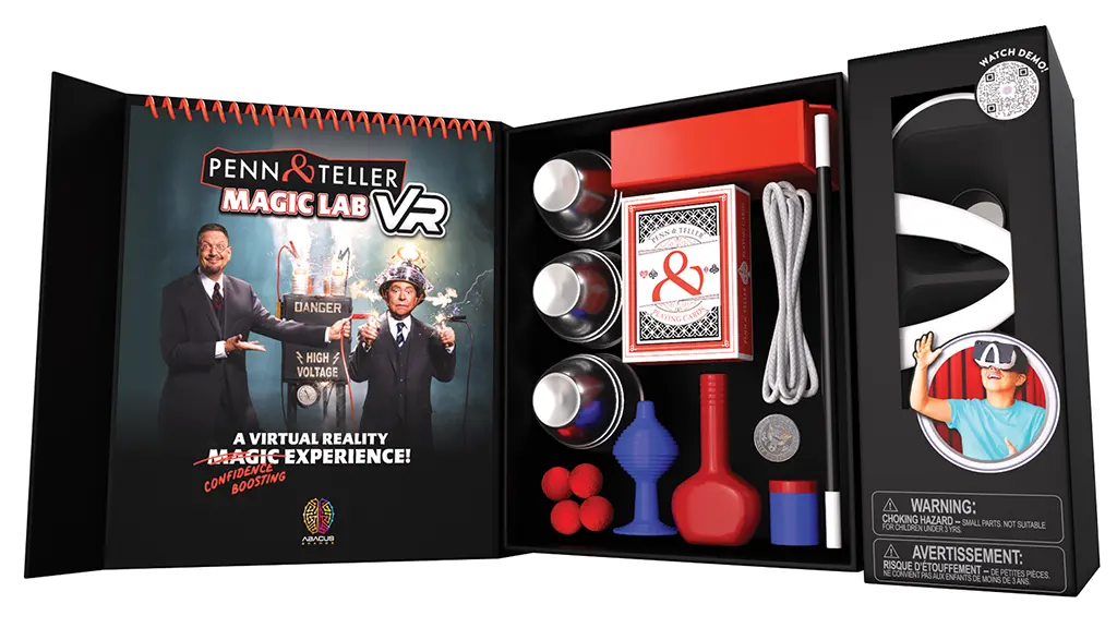 Conviértete en un maestro de ilusiones con el laboratorio mágico de Penn & Teller en VR