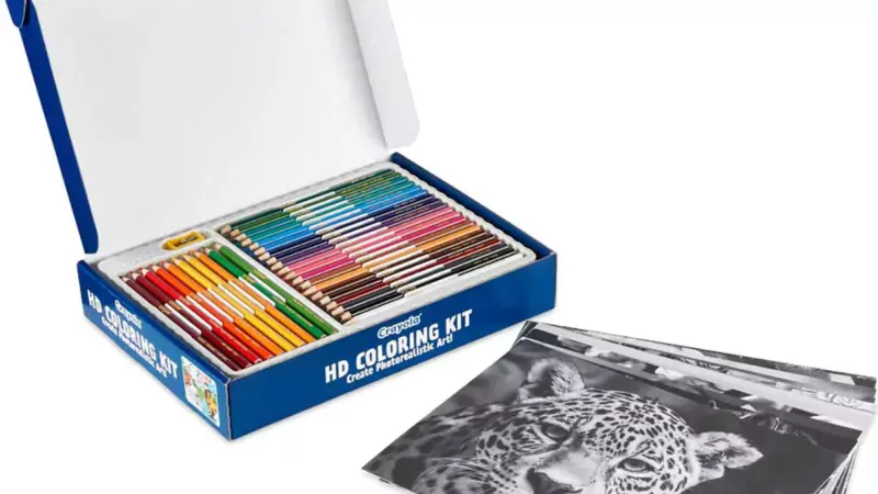 Crayola combina la fotografía y la coloración con el nuevo set de colorear HD.