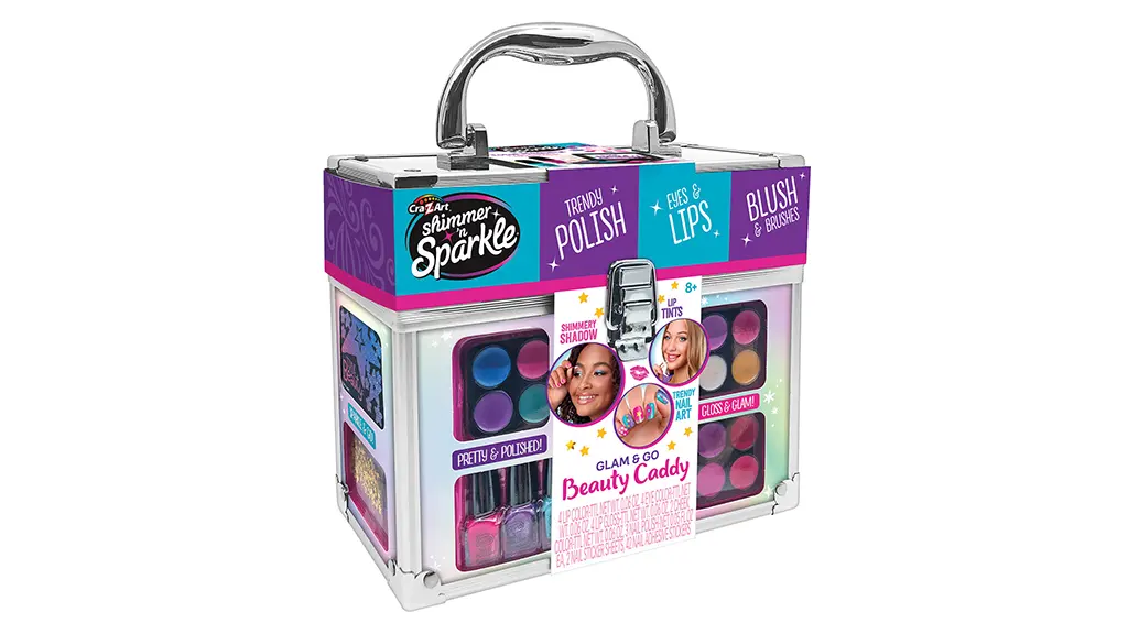 Juega brillantemente con el Cra-Z-Art Glam and Go beauty storage.