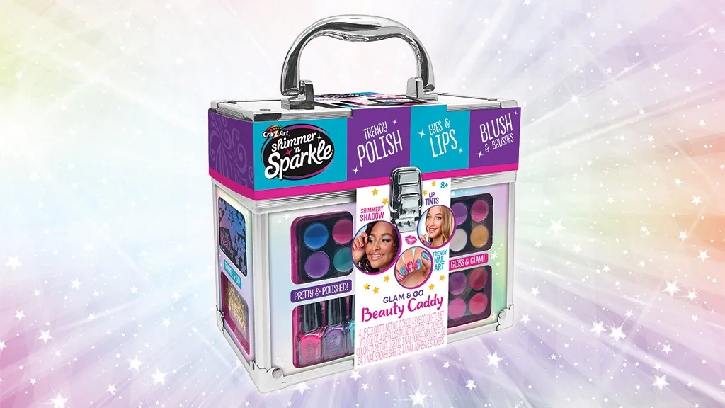 Juega brillantemente con el Cra-Z-Art Glam and Go beauty storage.