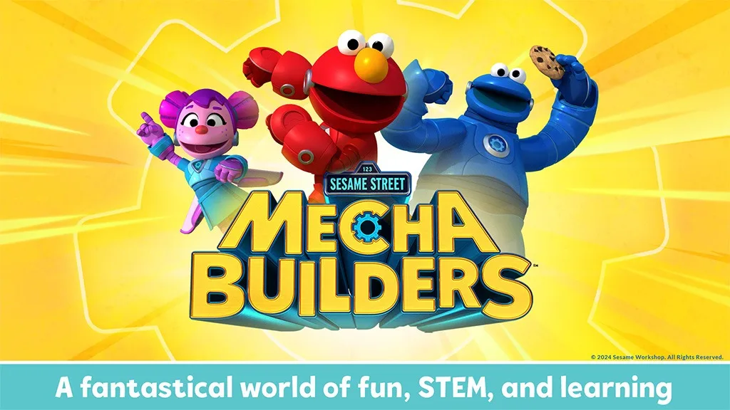 Los niños pueden convertirse en héroes STEM con la aplicación Mecha Builders de Sesame Workshop