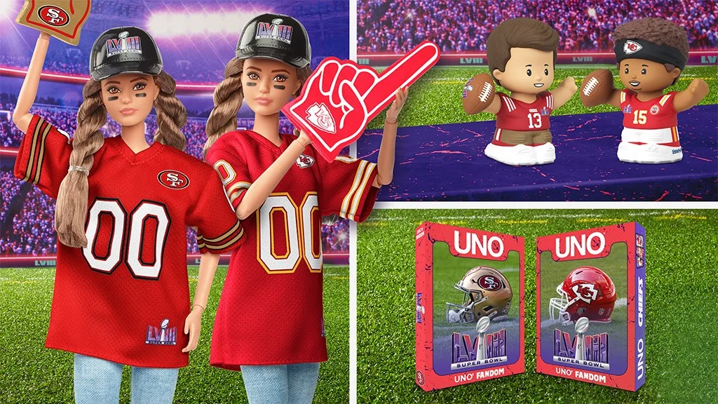 Estos nuevos productos del Super Bowl de Mattel Creations están listos para el día del juego