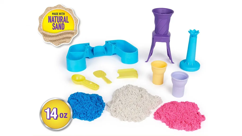 Estoy gritando, tú gritas por la estación de hacer helados suaves de Kinetic Sand.