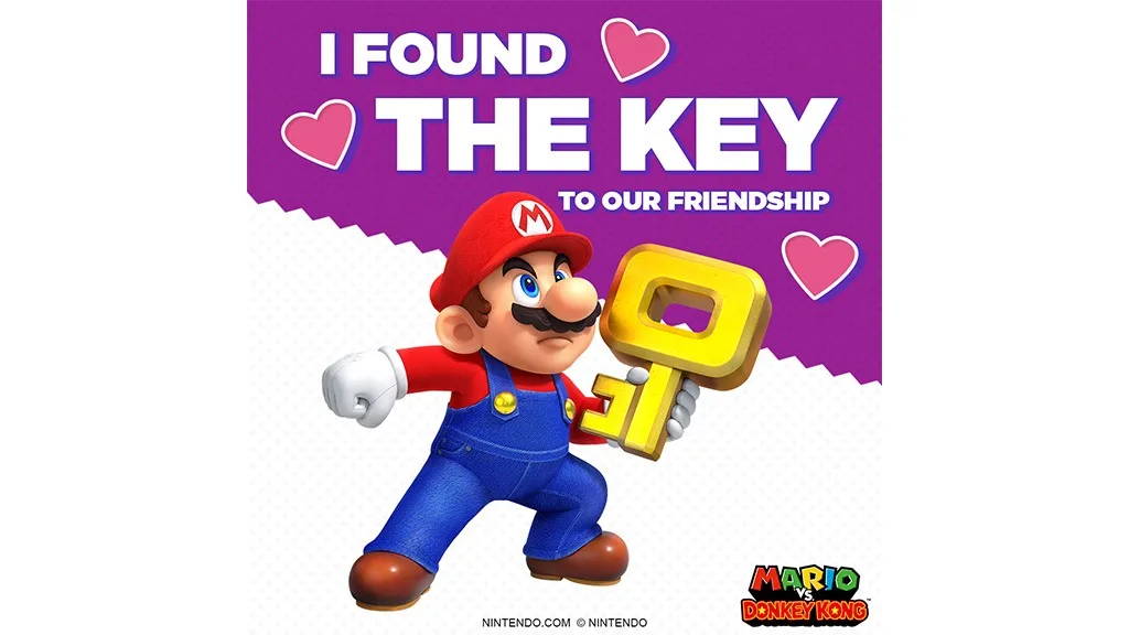 Celebra la rivalidad de relaciones en el Día de San Valentín con el juego Mario vs. Donkey Kong.