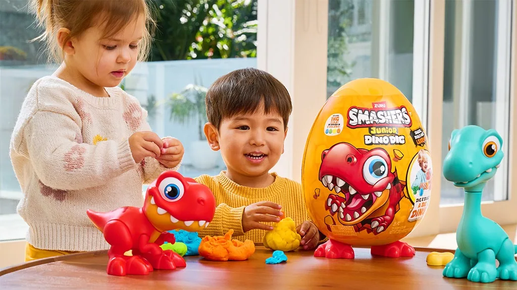 La nueva serie Smashers de ZURU incluye los dinosaurios más adorables