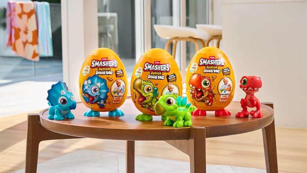 La nueva serie Smashers de ZURU incluye los dinosaurios más adorables