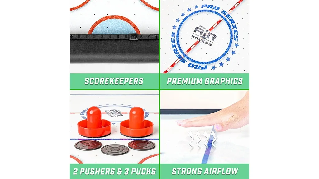GoSports juego de aire de mesa de 30 pulgadas