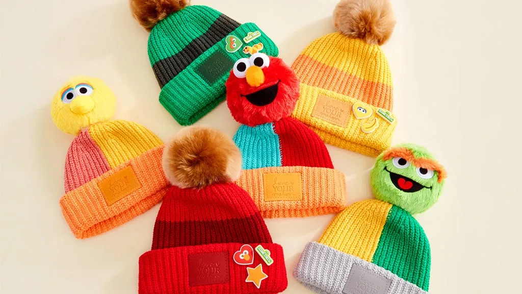 Los niños no pasarán frío con los gorros de Sesame Street de Love Your Melon