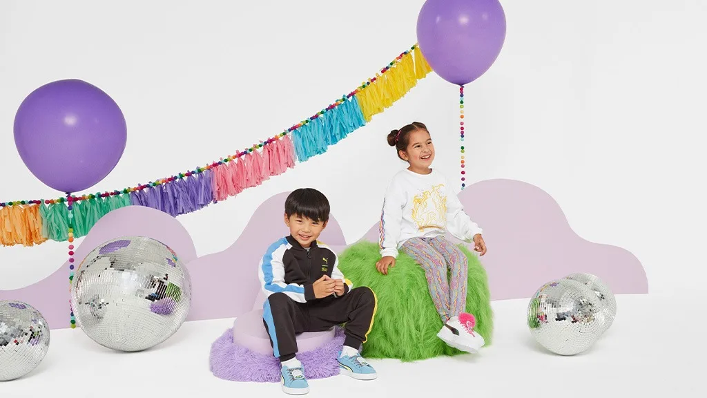 Los niños pueden llevar a sus personajes favoritos de "Trolls" con la nueva colaboración de PUMA
