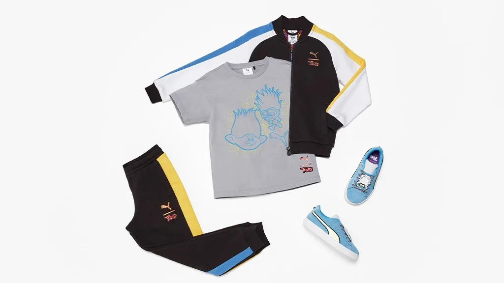 Los niños pueden llevar a sus personajes favoritos de "Trolls" con la nueva colaboración de PUMA