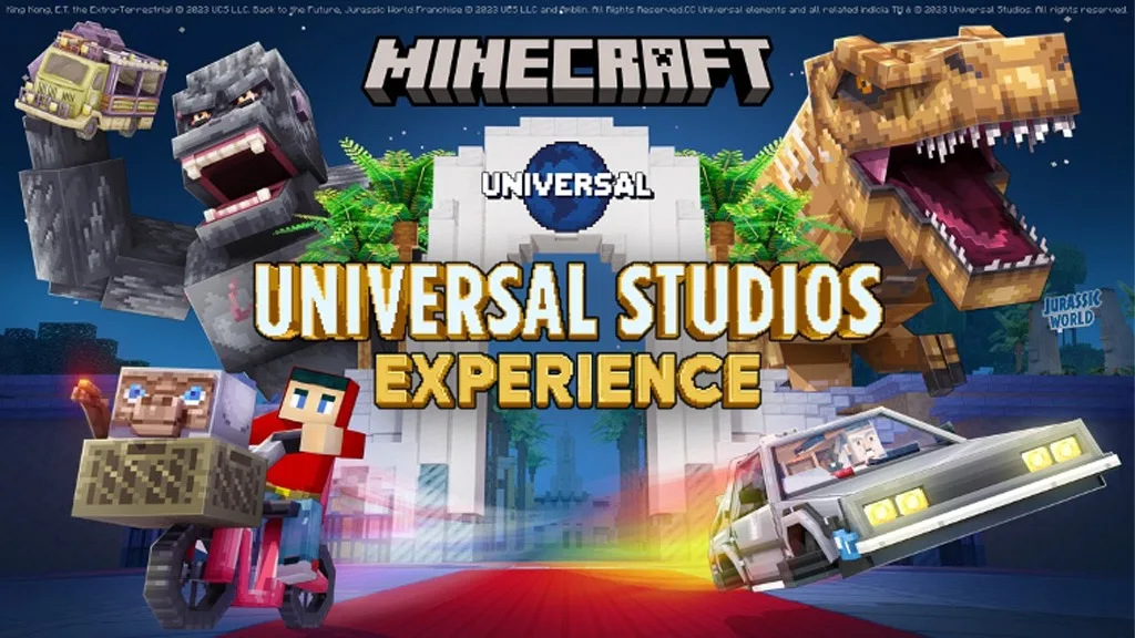 ¡Explora Universal Studios a través de un nuevo mapa de Minecraft!