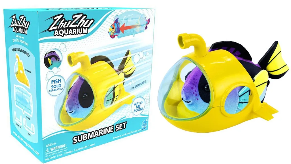 Presentación de juguetes: Cepia Zhu Zhu peces de acuario y sets de juego