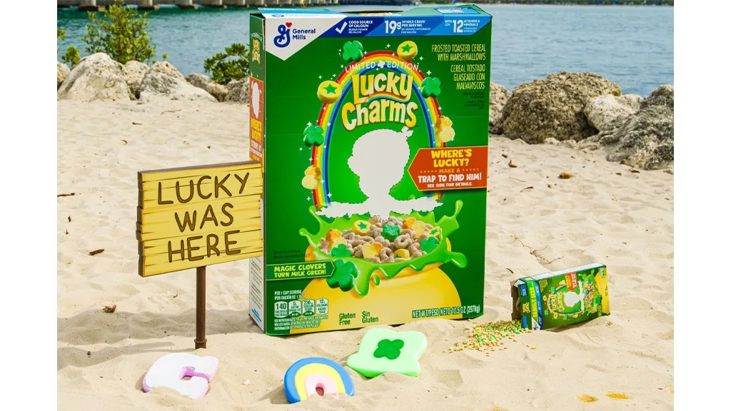 Atrapa a tu duende de cereal favorito en la trampa de duendes de Lucky