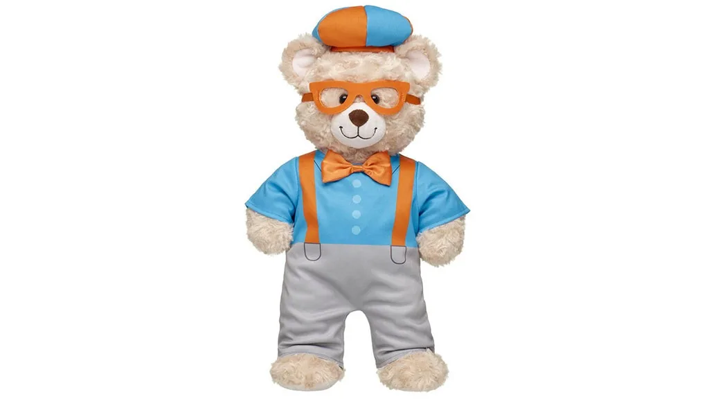 Los niños pueden vestir a su peluche Build-A-Bear con un nuevo disfraz de Blippi