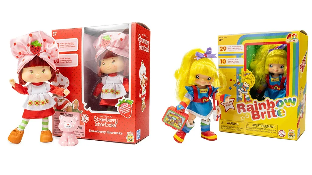 Presentación de juguetes: Rainbow Brite y Strawberry Shortcake muñecas de moda de 5,5 pulgadas de The Loyal Subjects