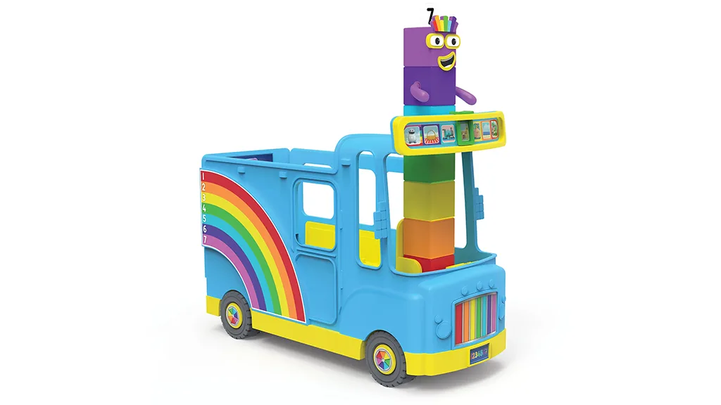 Presentación de juguetes: Numberblocks - Autobús Contador Arcoíris