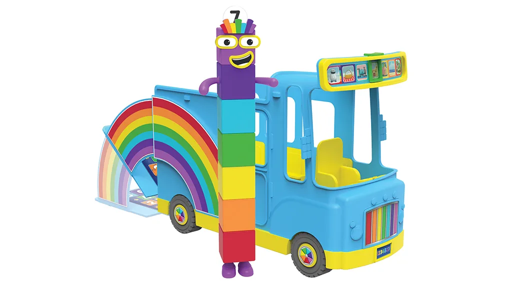 Presentación de juguetes: Numberblocks - Autobús Contador Arcoíris