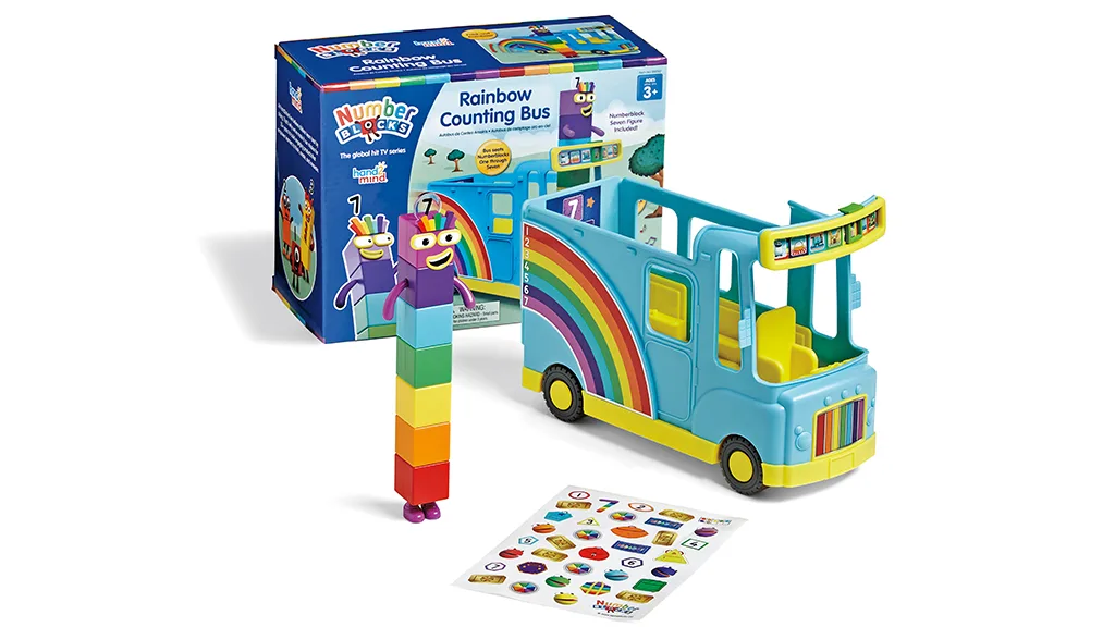 Presentación de juguetes: Numberblocks - Autobús Contador Arcoíris