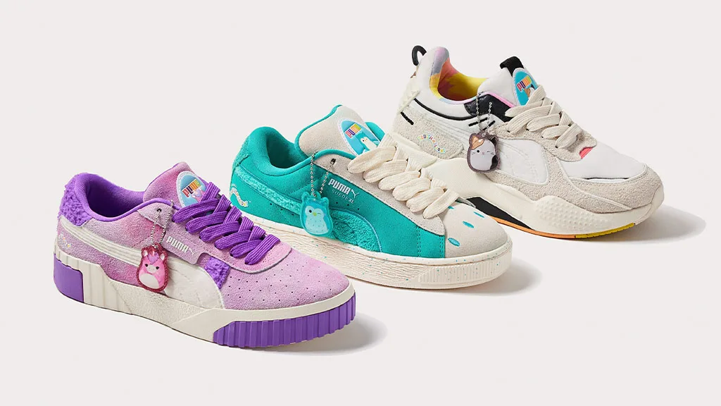 Reclínate y descubre la última colección de Squishmallows de PUMA