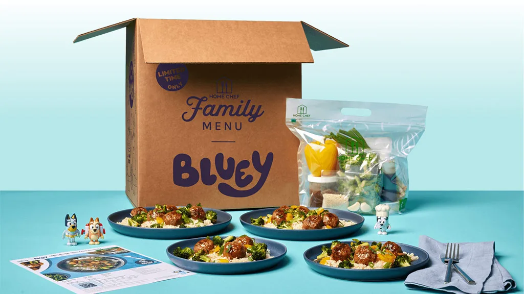 Home Chef lanza alimentos inspirados en Bluey