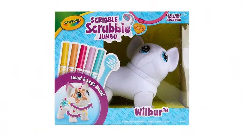 Presentación de juguetes: Crayola Scribble Scrubbie - Mascota Gigante: Wilbur