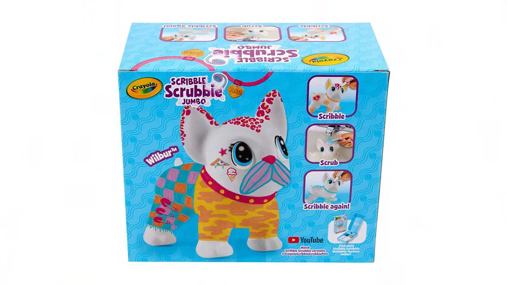Presentación de juguetes: Crayola Scribble Scrubbie - Mascota Gigante: Wilbur