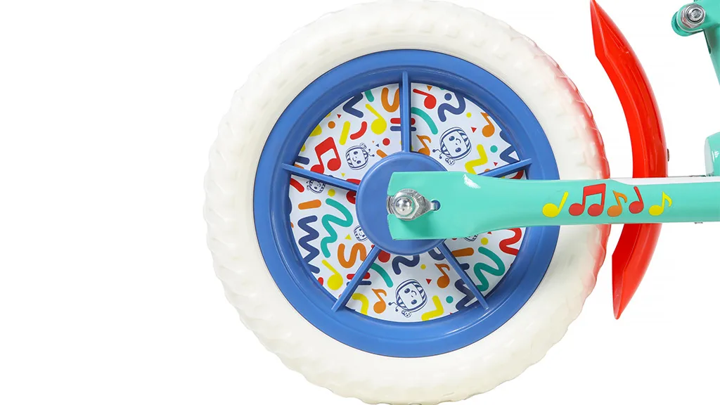 Presentación de juguetes: Dynacraft CoComelon bicicleta de equilibrio de 10 pulgadas