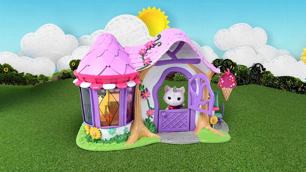 Presentación de juguetes: Sunny Days Entertainment - Honey Bee Acres: Heladería de Cristal Arcoíris
