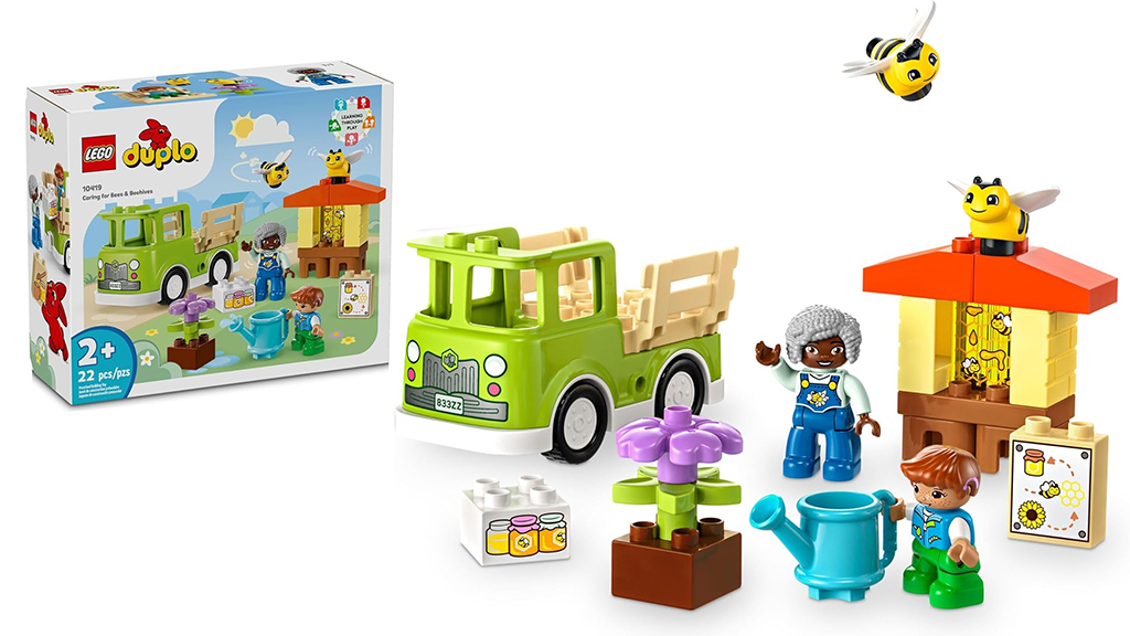 Presentación de juguetes: Un poco de cuidado de LEGO® para las abejas y las colmenas