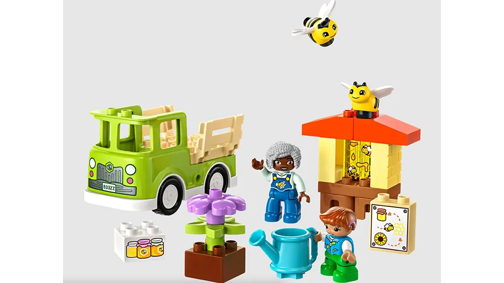 Presentación de juguetes: Un poco de cuidado de LEGO® para las abejas y las colmenas