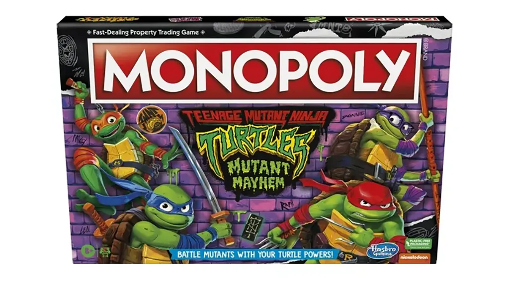 Presentación de juguetes: Hasbro Teenage Mutant Ninja Turtles: Mutant Mayhem Monopoly