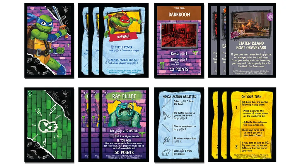Presentación de juguetes: Hasbro Teenage Mutant Ninja Turtles: Mutant Mayhem Monopoly