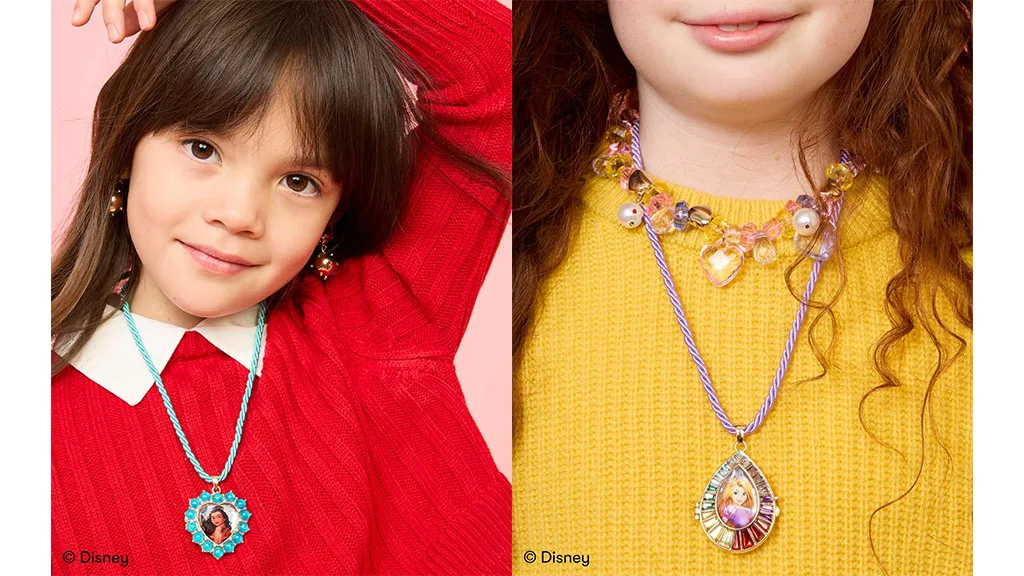 Los niños pueden descubrir sus habilidades especiales con los colgantes de princesas de Super Smalls de Disney