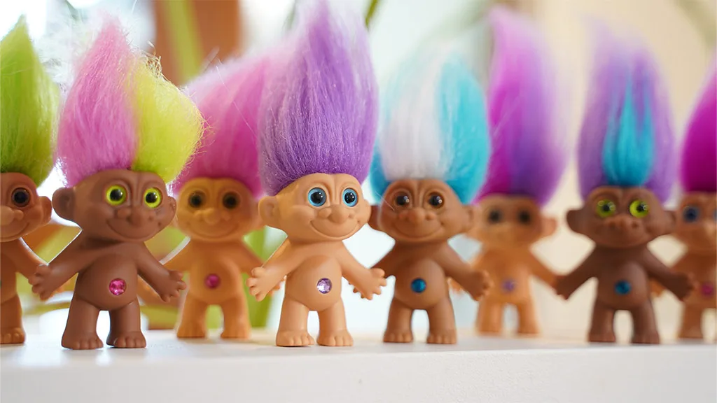 Los niños pueden conocer a los Trolls de la Buena Suerte