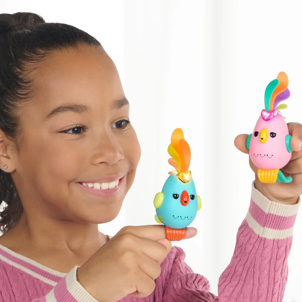 Presentación de juguetes: Fingerlings Dulces Chirpidos