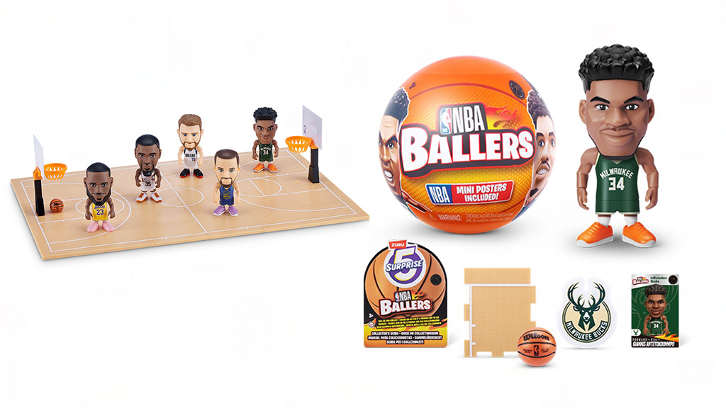 Presentación de juguetes: ZURU 5 Surprise NBA Ballers