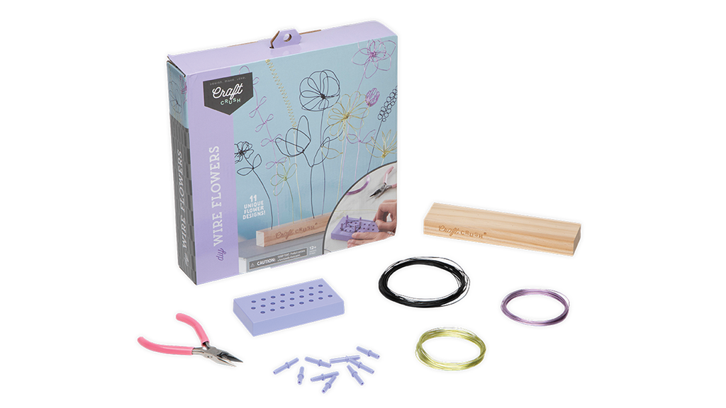 Presentación de juguetes: PlayMonster Craft Crush DIY Flores de alambre