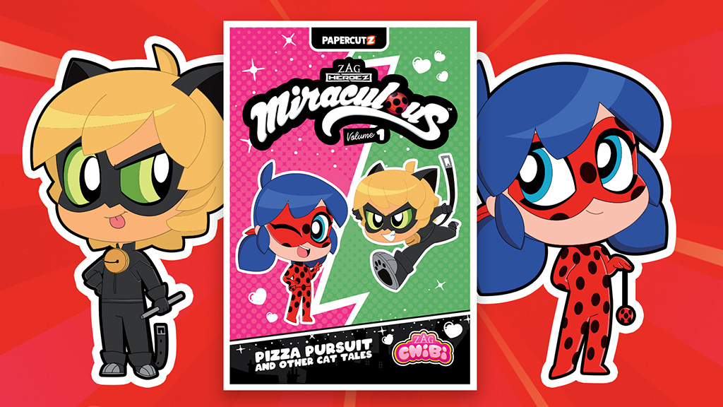 Cómic de „Miraculous Chibi” que trae a los superhéroes de París en formato impreso