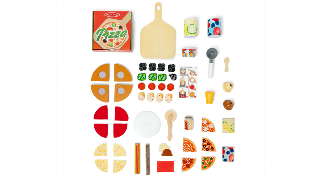Demostración de juguetes: Centro de actividades de camión de comida de pizza de Melissa & Doug