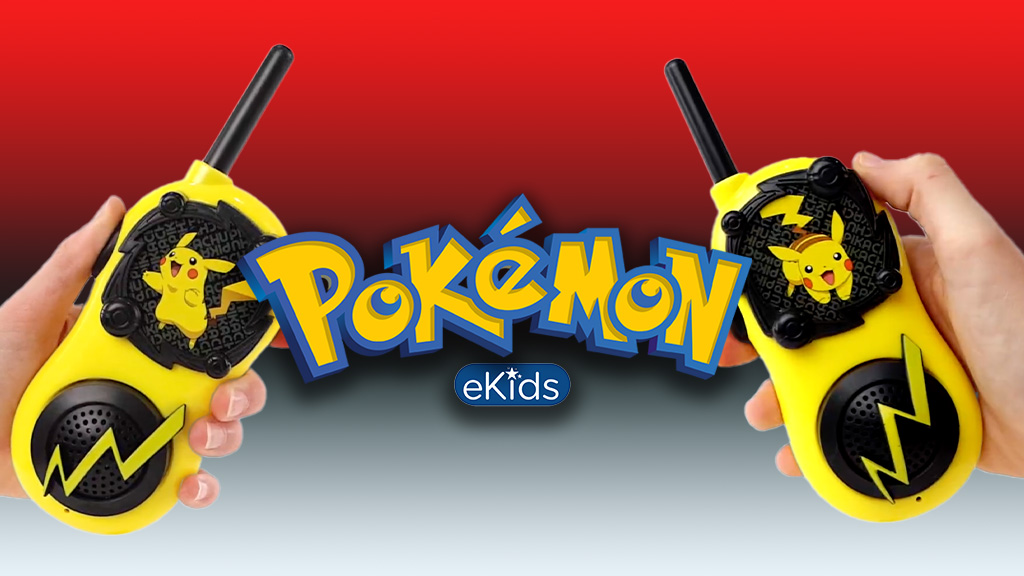 Presentación de juguetes: eKids Pokémon Walkie Talkie