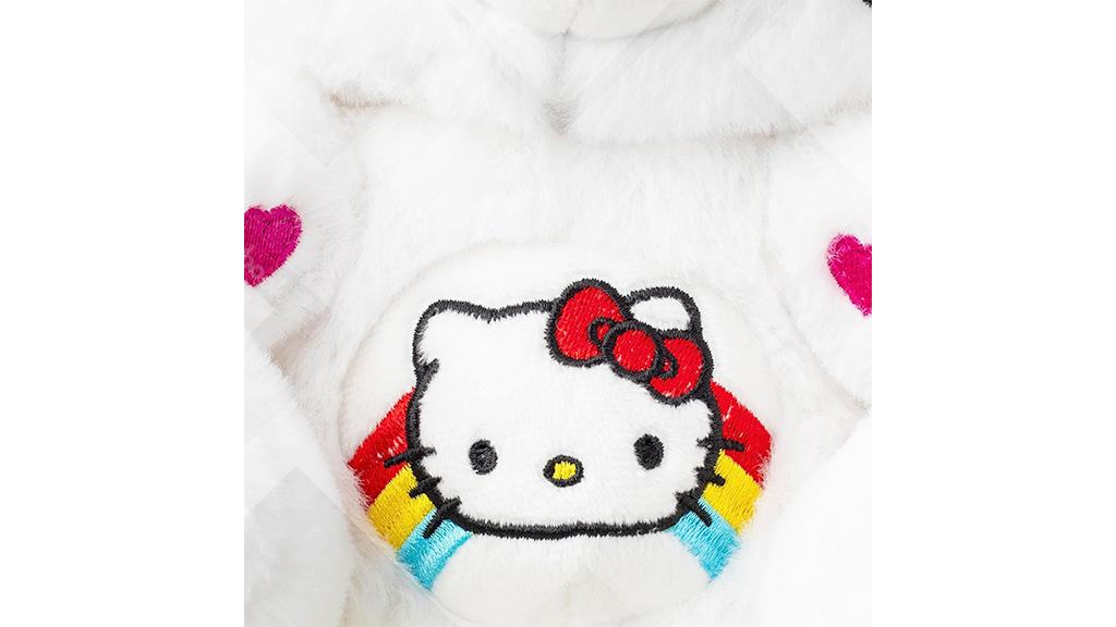 Presentación de juguetes: Basic Fun! Hello Kitty Cheer Bear coleccionable Care Bears peluche 2-pack