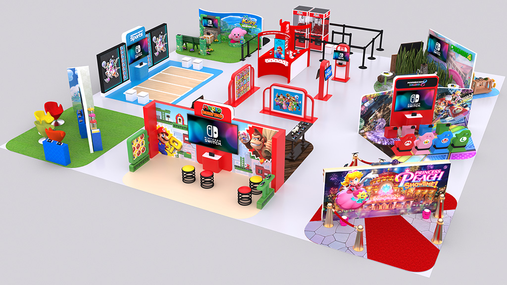 La experiencia de Nintendo llega a la ciudad en el marco de la gira de Nintendo