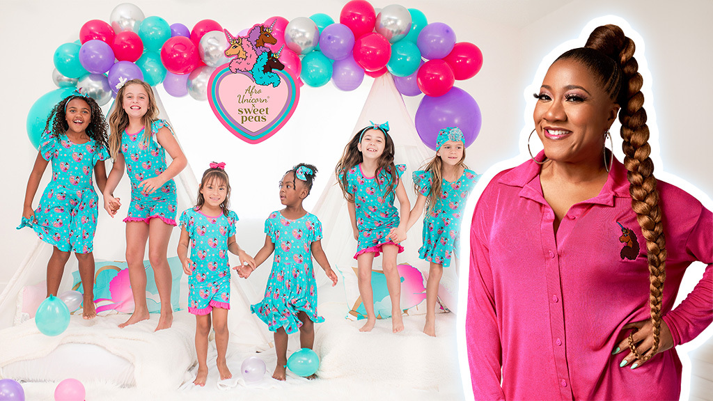 Fusión de moda cómoda: Sweet Peas se une a Afro Unicorn para una nueva colección