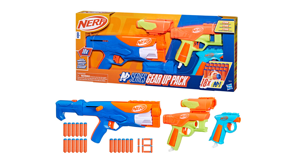 La nueva colección N de NERF está lista para la batalla de lanzadores de espuma